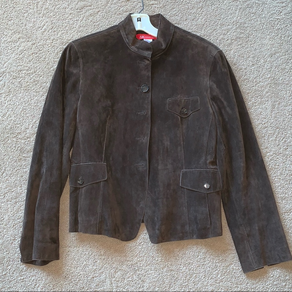 Brown Suede Women’s Leather Jacket